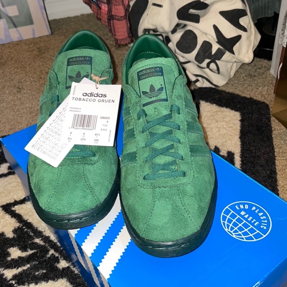 Adidas Tobacco Gruen/Green Originals Men’s: 9.5